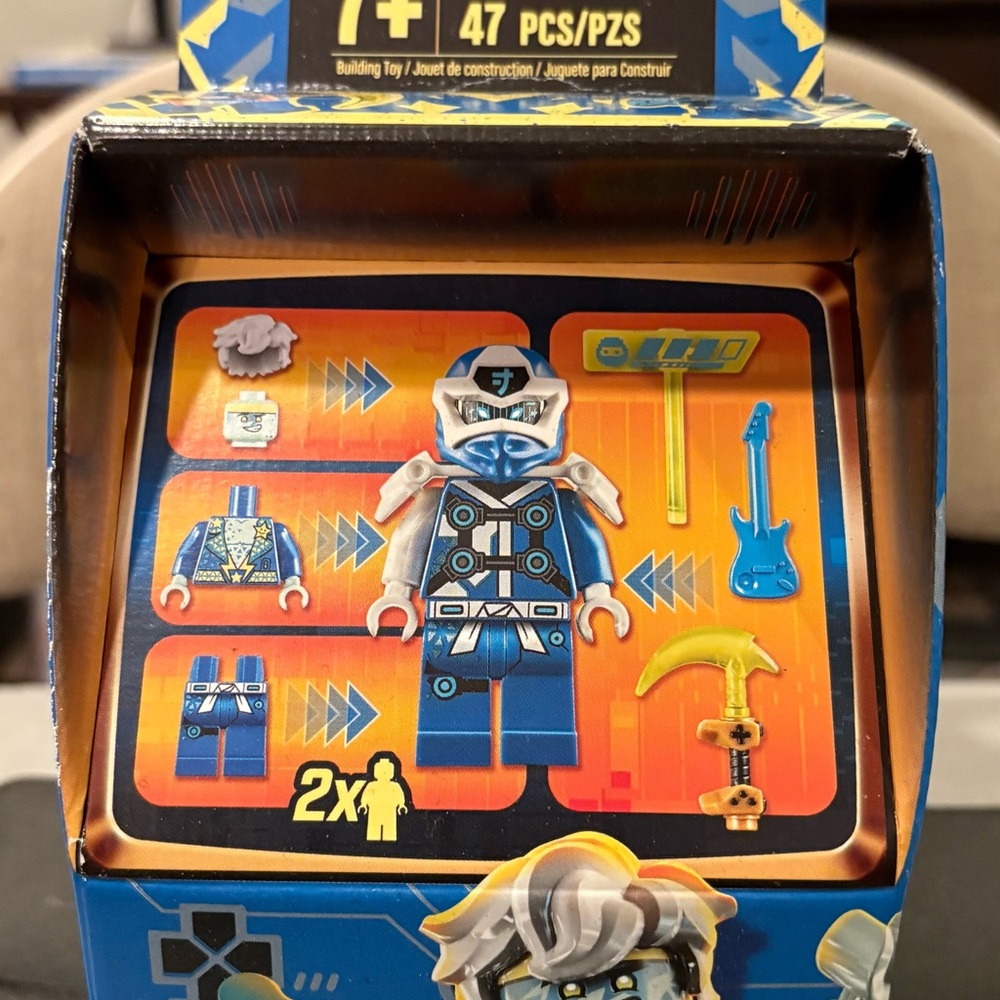 LEGO Ninjago Blue and Silver Minifigure Set